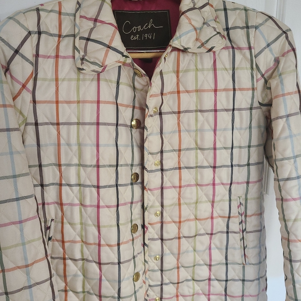 SOLD***Coach jacket - Picture 5 of 5